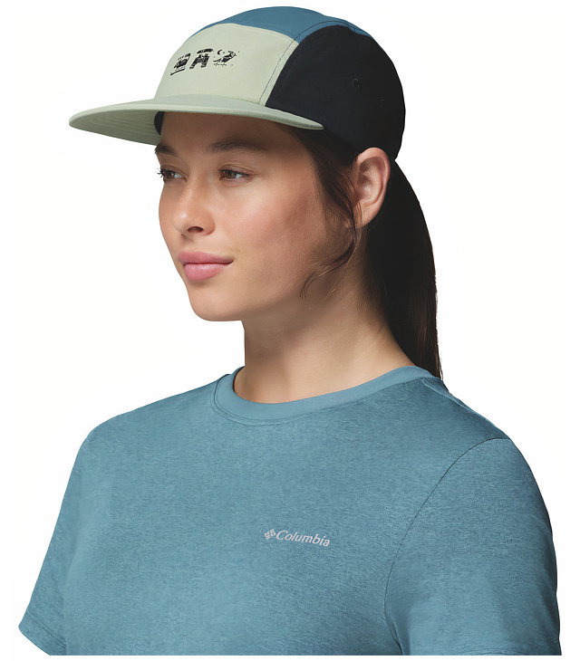 Kšiltovka COLUMBIA CREEK SIDE 5 PANEL HAT, sfr, bk, 3 lt ic