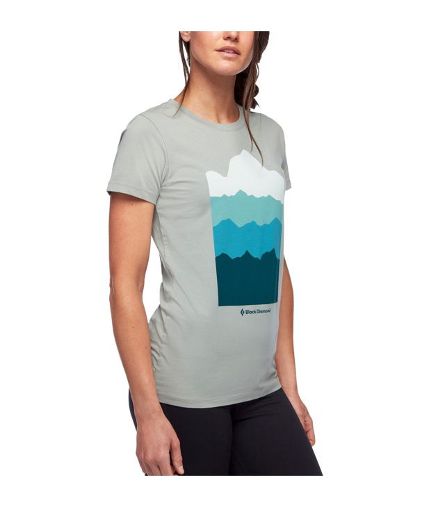 Tricou BLACK DIAMOND W SS VISTA TEE Lady, atmosphere