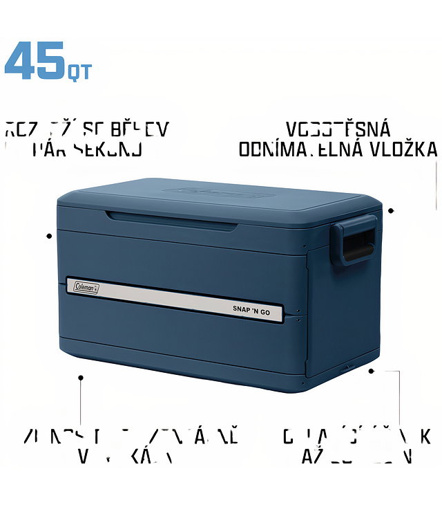 Ladă frigorifică COLEMAN SNAP-N-GO 45QT Uni