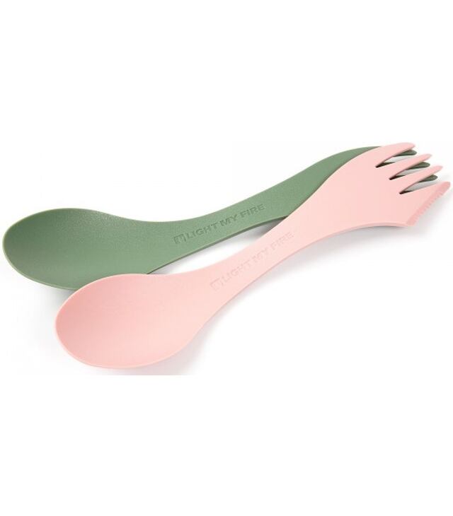 Sztućce LIGHT MY FIRE SPORK ORIGINAL BIO 2-PACK SANDYGREEN/DUS