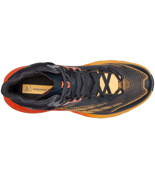 Pánské běžecké boty HOKA SPEEDGOAT 5 MID GTX, blue graphite/amber yellow