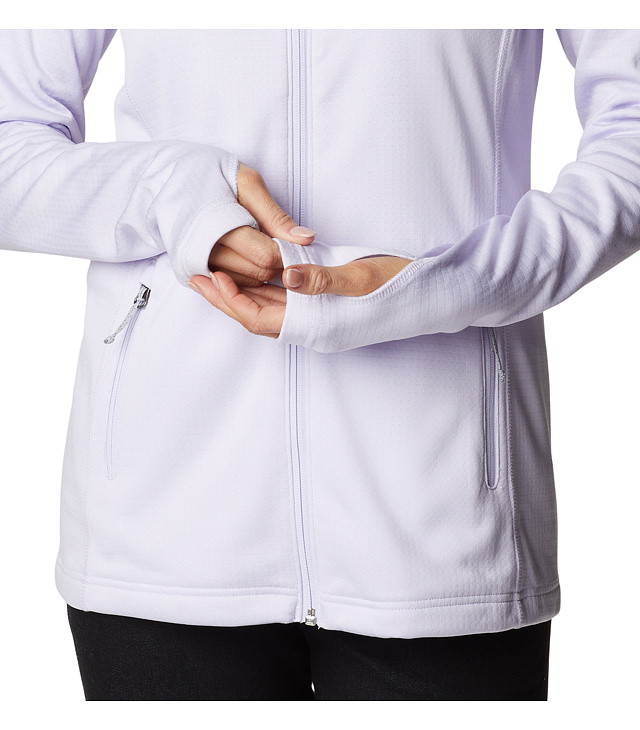 COLUMBIA W PARK VIEW GRID FLEECE FULL ZIP Lady pulóver