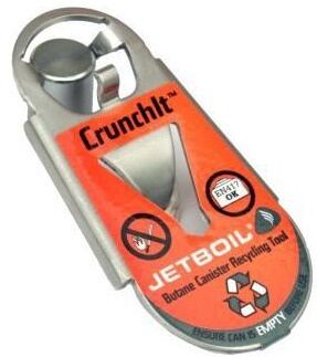 JETBOIL CRUNCH IT FUEL CANISTER RECYCLING TOOL eszköz