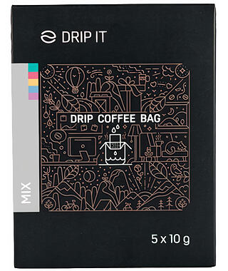 Káva DRIP IT MIX DRUHŮ 5KS 5X10G