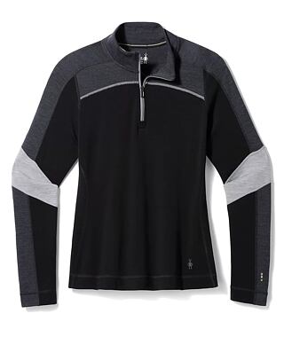 Spodní prádlo SMARTWOOL W CLASSIC THRML MRN BL COLORBLOCK 1/4 ZB Lady