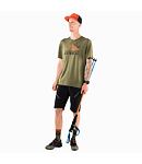 Tričko DYNAFIT TRANSALPER GRAPHIC SS TEE M Man, winter moss/0910