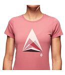 Tricou BLACK DIAMOND W MOUNTAIN TRANSPARENCY SS TEE Lady