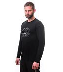 Koszulka - długi rękaw SENSOR MERINO ACTIVE VAN LIFE T-SHIRT LONG SLEEVE M Man, czarny