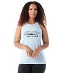 Tielko SMARTWOOL W MOUNTAIN MOON GRAPHIC TANK Lady