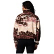 COLUMBIA HELVETIA II PRINTED CROPPED HALF SNAP női pulóver