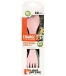 Tacâm multifuncțional LIGHT MY FIRE SPORK ORIGINAL BIO 2-PACK SANDYGREEN/DUS