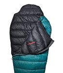 Spací vak WARMPEACE SOLITAIRE 250 180 TEAL GREEN/BLACK