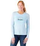 Tričko SMARTWOOL W NEVER SUMMER MOUNTAINS GRAPHIC LS TEE Lady