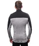 Koszulka - długi rękaw SENSOR MERINO BOLD T-SHIRT LONG SLEEVE ZIP M Męski