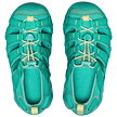 Dětské sandály KEEN HYPERPORT H2 CHILDREN, bright aqua/wax yellow