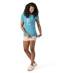 Tričko SMARTWOOL W SAGE PLANT GRAPHIC SS TEE SLIM FIT Lady