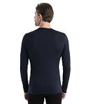 Tricou ICEBREAKER M MER 200 OASIS LS CREWE REMARKABLES Man