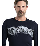 Tricou ICEBREAKER M MER 200 OASIS LS CREWE REMARKABLES Man