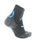 Skarpety UYN W TREKKING 2IN LOW CUT SOCKS Lady, anthracite/turquoise