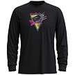 Tricou SMARTWOOL ORIGINAL SHRED GRAPHIC LONG SLEEVE TEE Uni