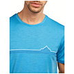 Pánské tričko ICEBREAKER M MER 150 TECH LITE SS TEE RANGE STRIPES
