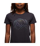 Triko BLACK DIAMOND W SUMMIT SCRIBBLE TEE Lady