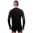 Pánske tričko - dlhý rukáv SENSOR MERINO IMPRESS, černá/honeycomb