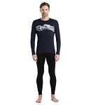 Tricou ICEBREAKER M MER 200 OASIS LS CREWE REMARKABLES Man