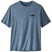 Pánské triko PATAGONIA M CAP COOL DAILY GRAPHIC SHIRT, 73 skyline:utility blue x-dye