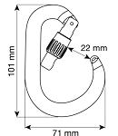 Carabină CAMP HMS NIMBUS LOCK