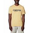 COLUMBIA KWICK HIKE GRAPHIC SS TEE férfi póló, light camel heather, csc box