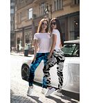 Colanți UTOPY WEAR LEGGINGS WHITE PASSION Lady