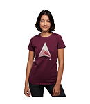 Triko BLACK DIAMOND W MOUNTAIN TRANSPARENCY SS TEE Lady