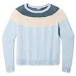 Džemper SMARTWOOL W EDGEWOOD COLORBLOCK CREW PULOVER Lady