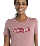 Tricou ICEBREAKER W MER 150 TECH LITE II SS T ICEBLOGOGOCAMO Lady, cristal