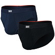Boxerky SAXX VIBE XTRA SOFT COMFORT BRIEF FLY 2PK Man
