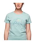 Triko BLACK DIAMOND W SUMMIT SCRIBBLE TEE Lady