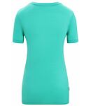 Tricou ICEBREAKER W TECH LITE II SS TEE SKI STRIPES Lady