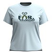 Tricou damă SMARTWOOL W GO FAR FEEL GOOD GRAPHIC SHORT SLEEVE