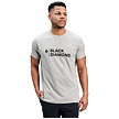 Férfi rövid ujjú póló BLACK DIAMOND M MINI STACKED SS TEE